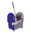 Mopp-Presse Kunststoff blau mit Metallgriff